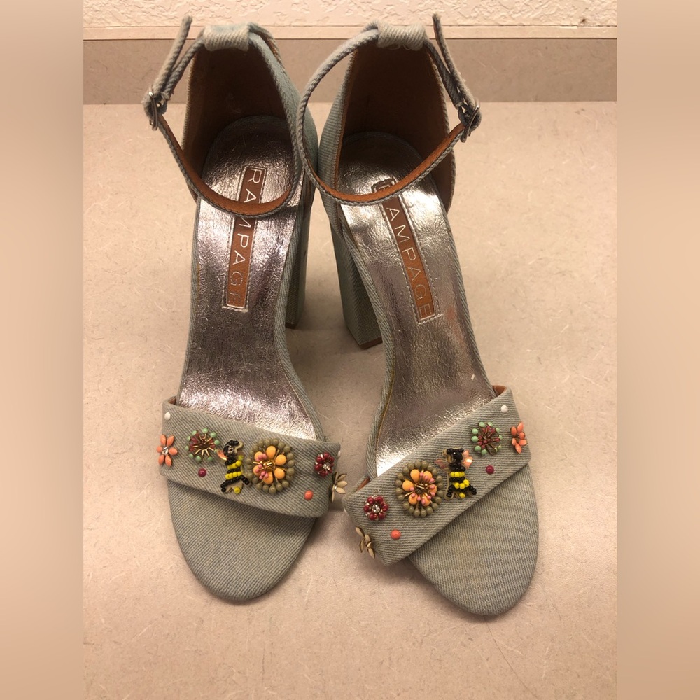 Rampage Size 7 Strap Heel